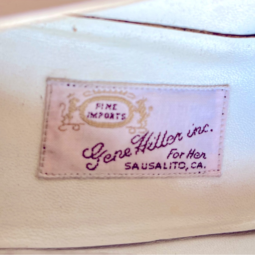 Vintage Gene Hiller Designer LADIES Leather Pumps